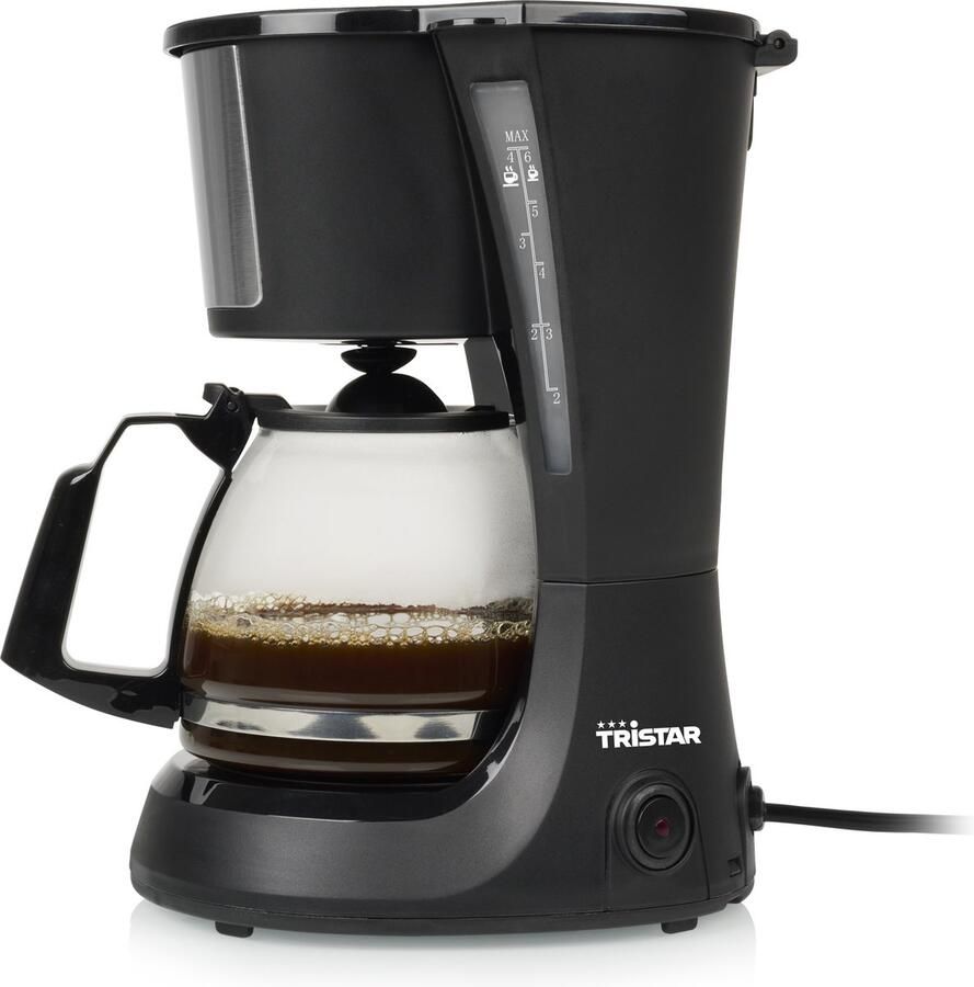 Tristar CM-1281 Koffiezetapparaat – 0.75 liter filterkoffie 6 kopjes – Geschikt voor de camping