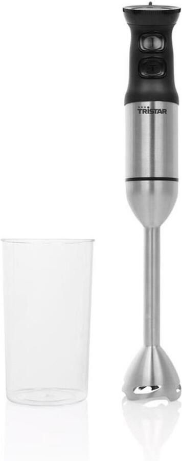 Tristar MX-4855 blender 0 6 l Keukenblender 1200 W Zwart Roestvrijstaal- Maatbeker