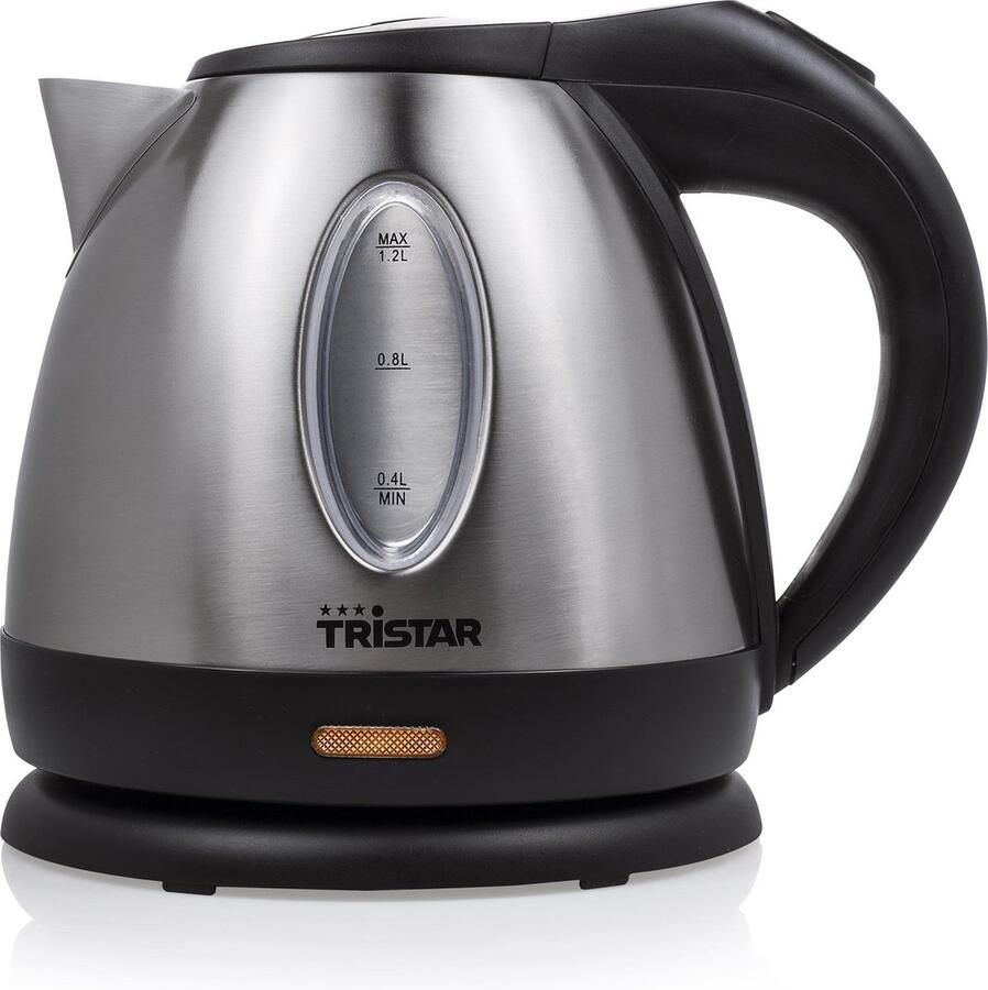 Tristar Waterkoker WK-1325 1.2 liter inhoud Waterkoker voor op de camping 850 watt RVS - Foto 2