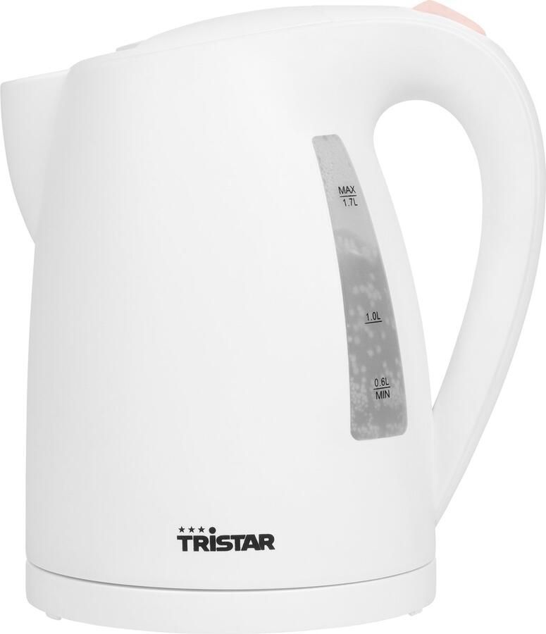 Tristar Waterkoker WK-1345 1.7 L 2200W Wit Kort kookproces Uitneembare filter voorkomt kalkaanslag