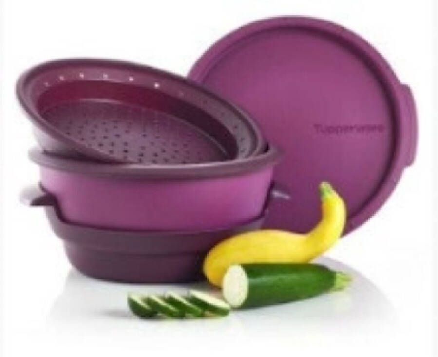 Tupperware Micro Gourmet Stoompan met extra schaal