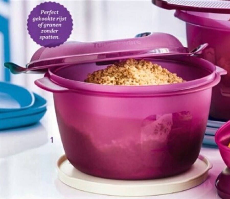 Tupperware Rijstmaker Rijstkoker in magnetron — 3L - Foto 2