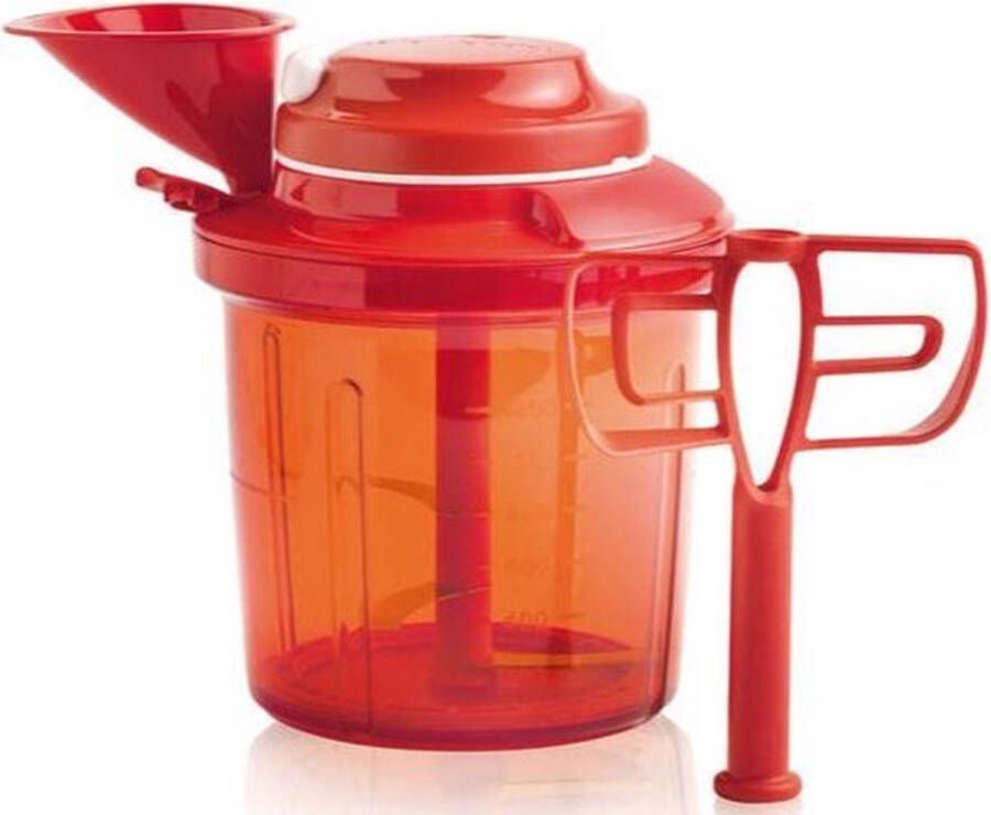 Tupperware Superchef rood groentenhakker - Foto 1