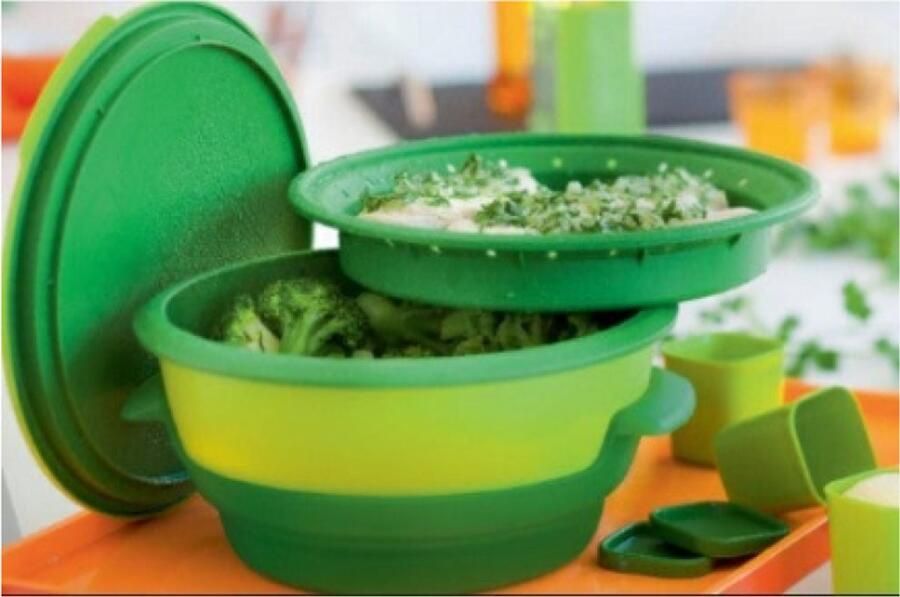 Tupperware Micro Gourmet Stoompan met extra schaal - Foto 5