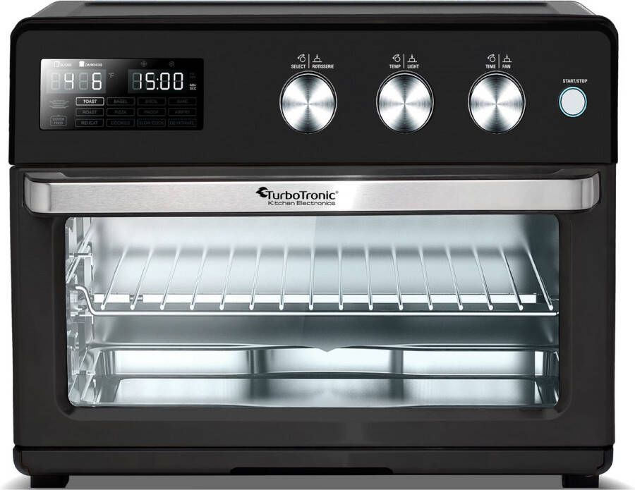 TurboTronic AF32DRD Airfryer XXL en Mini Oven – 32 Liter – Vrijstaande Oven – 12 Kookprogramma s – 25° tot 230°C – Zwart - Foto 2