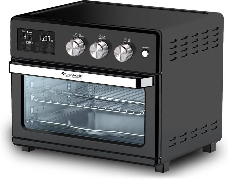 TurboTronic AF32DRD Airfryer XXL en Mini Oven – 32 Liter – Vrijstaande Oven – 12 Kookprogramma s – 25° tot 230°C – Zwart - Foto 3