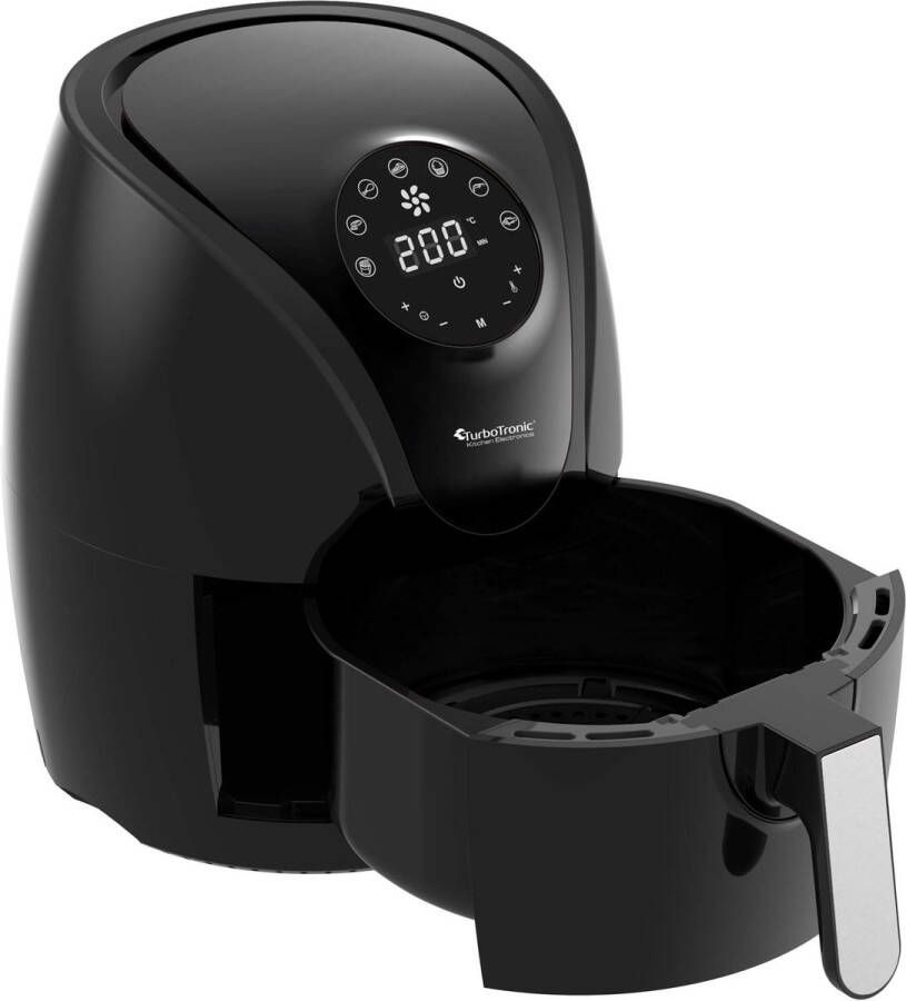 TurboTronic AF9D Digitale Airfryer Heteluchtfriteuse 3 5 Liter Zwart Zilver - Foto 2
