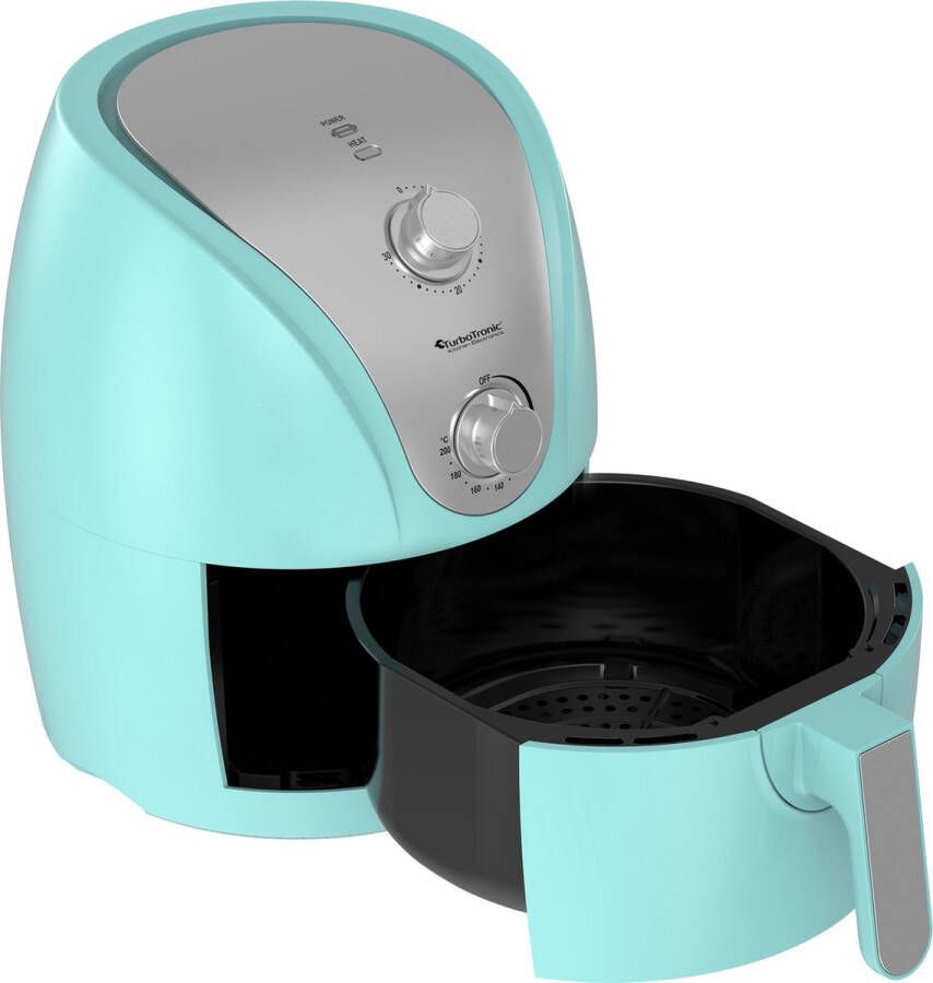 TurboTronic AF9M Airfryer Heteluchtfriteuse 3.5 Liter Turquoise - Foto 2
