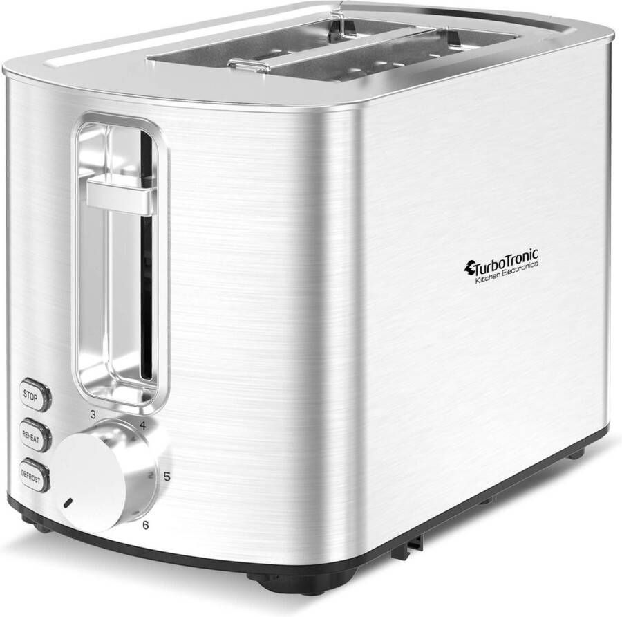 TurboTronic BF12 Broodrooster Toaster 2 Boterhammen RVS - Foto 2