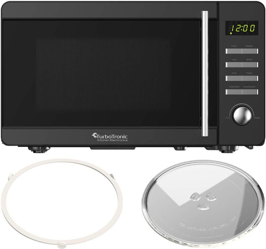 TurboTronic MW20 Vrijstaande Magnetron Microwave 20 Liter Zwart