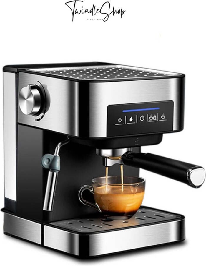 Biolomix TwindleShop BioloMix 20 Bar Italiaanse Type Espresso Koffiezetapparaat Espresso Machine Met Melkopschuimer Wand Voor Espresso Cappuccino latte En Mokka