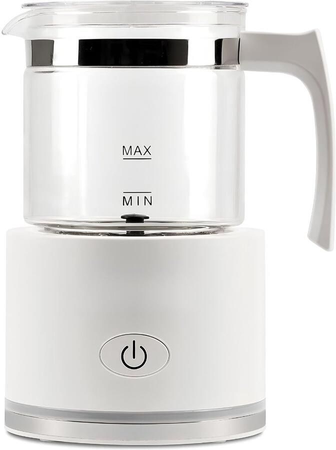 TYR Melk Opschuimer Elektrische Melkopschuimer 250ml Capaciteit Melkopschuimer Wit 12cm x 12cm x 20cm