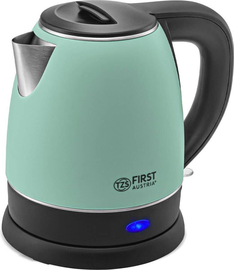 TZS FIRST AUSTRIA Waterkoker 1.2 Liter 360° Draaibaar 2200W Retro Groen