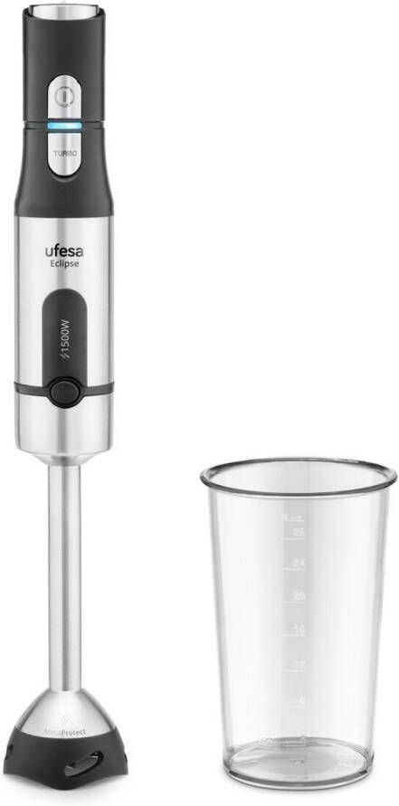UFESA Eclipse 0 8 l Staafmixer 1500 W Zwart Roestvrijstaal