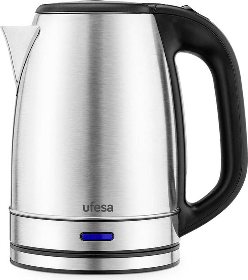 UFESA Resia waterkoker 1 7 l 2200 W Zwart Roestvrijstaal