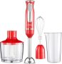UFESA Staafmixer Set Handmixer 600Watt Hakmolen Roestvrij Staal – Handblender – Professionele Hakmolens – Staafmixers Staal Zwart - Thumbnail 2