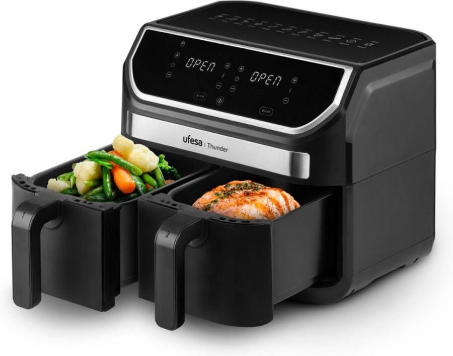UFESA Thunder Airfryer 9 liter Dual Cooking 2x4 5 liter