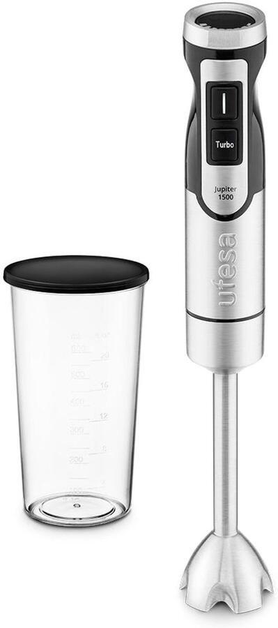 UFESA Jupiter 1500 Staafmixer – 1500W – RVS Staafmixer – Turbofunctie – Ergonomische Grip – Zwart