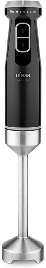 UFESA Mars 1200 Max Staafmixer 1200 W Zwart Roestvrijstaal