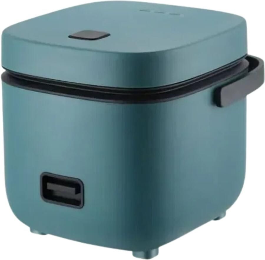 Unbranded Rolu Mini Rijstkoker – Cooker Rijstkoker Voor 2 Personen – 1.2 Liter – Warmhoudfunctie – Energiezuinig – Groen
