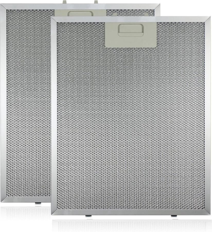 2 stuks afzuigkapfilters van metaal- vetfilter-filter voor afzuigkap universeel-320 x 260 mm-5-laags aluminium universeel gaasafzuigkapfilter-geschikt voor veel toonaangevende merken afzuigkappen - Foto 1
