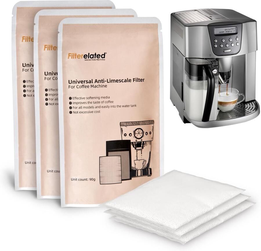 Universele Anti-Kalkfilter voor Koffiezetapparaat