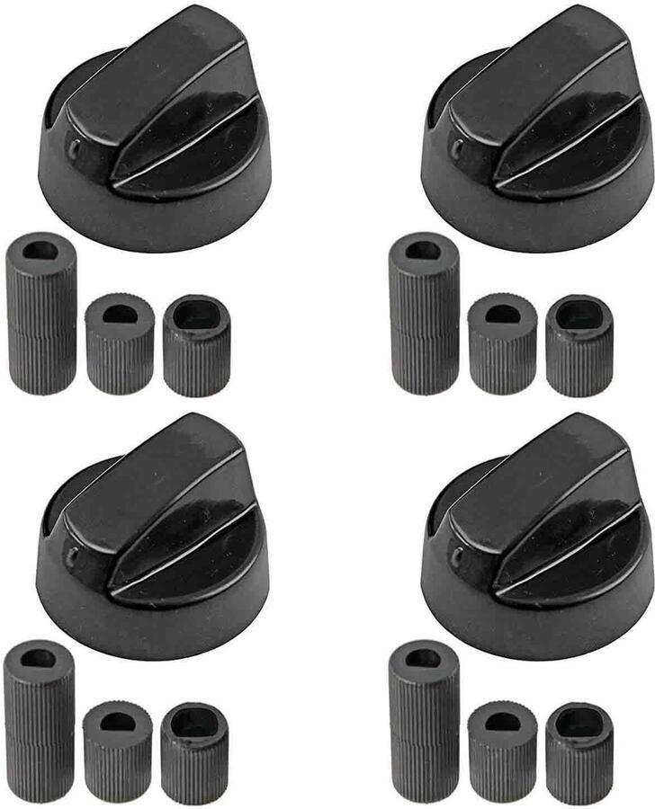 Universele schakelknoppen voor alle soorten oven fornuis en kookplaat (4-pack)