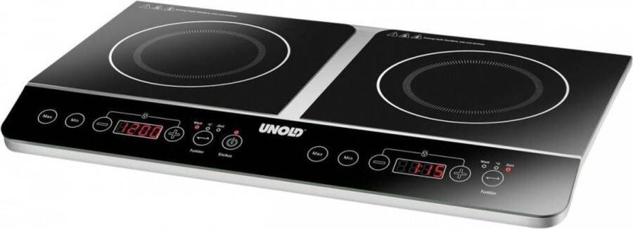 Unold Dubbele inductiekookplaat Dubbel Elegance 58175 - Foto 2