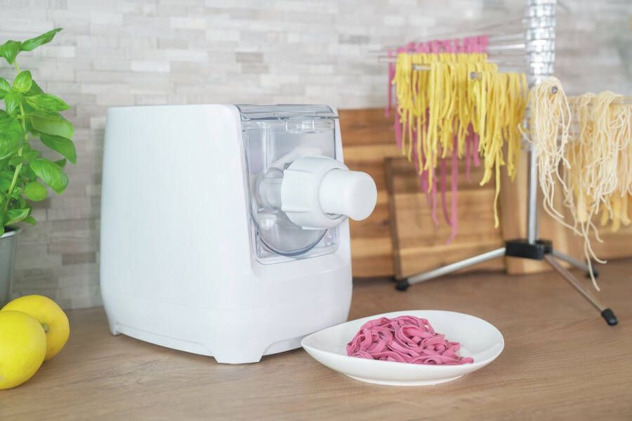 Unold NUDELMASCHINE Nora 68820 Elektrische pastamachine Bucatini Fettuccine Linguine Macaroni Ravioli Spaghetti Thick spaghetti Acrylonitrielbutadieenstyreen (ABS) Wit 500 g 0 9 m - Foto 3