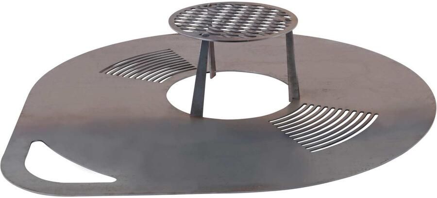 UNUS Grillplaat voor vuurton of vuurschaal 80 cm staal