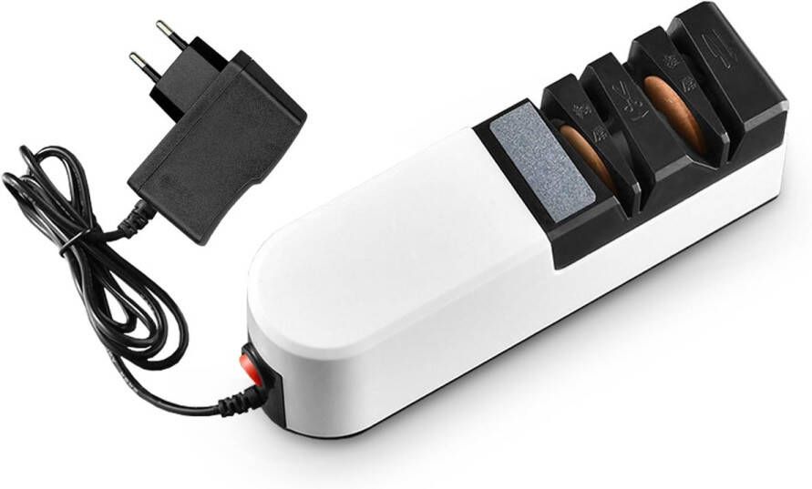 Unyqoos Elektrische Multifunctionele Messenslijper voor Keuken en Professioneel Gebruik