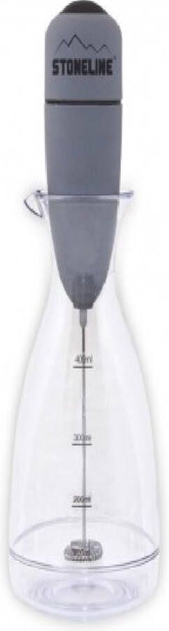 UP Elektrische Melkopschuimer met RVS Houder Melk Opschuimer Elektrisch Grijs - Foto 2