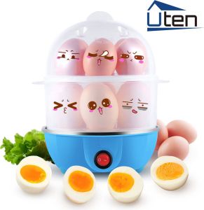 Uten Eierkoker electrisch eschikt voor 12 eieren eierkoker met hittebescherming indicatielampje BPA Vrij Materiaal