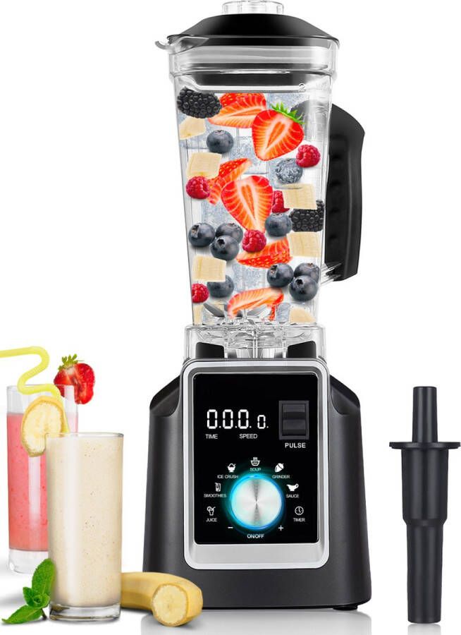VAIVE Pro+ Power Blender 2L 2200W 9 Snelheden Perfect voor Smoothies & IJscrushen Blender smoothie