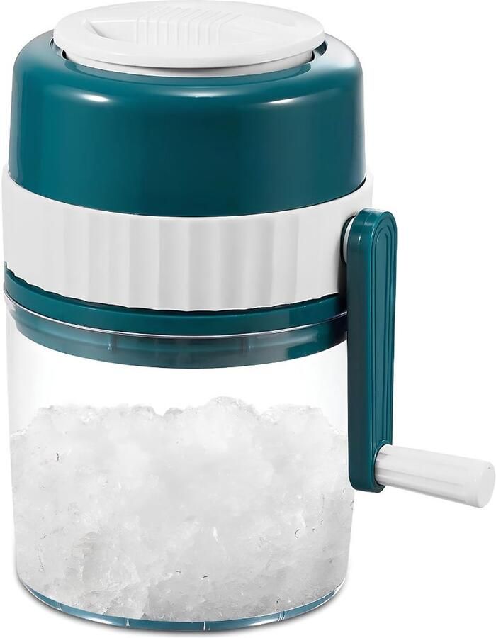 Vali Slush Machine Slushy Maker Slush Puppy Maker Wit Blauw 12cm x 12cm x 21cm