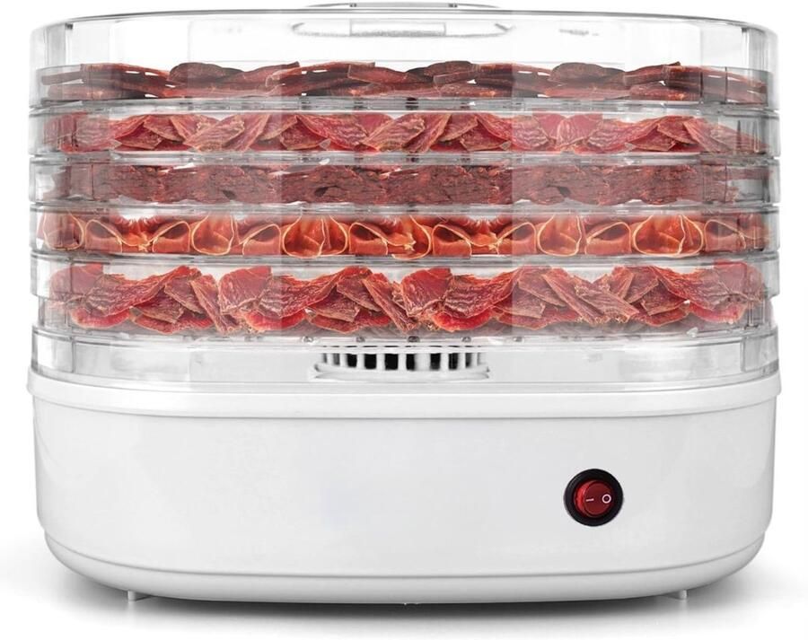Vali Voedseldroger Dehydrator Droogoven Wit 23cm x 30cm x 32cm