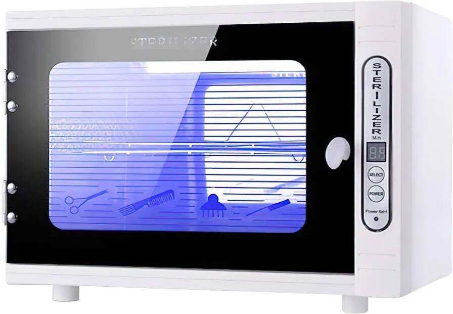 Valora UV Sterilisator Instrumenten Reiniger Desinfectie Oven Desinfectie Box Voor Kapper Voor Nagelstyliste Voor Sieraden Manicure 9L Wit