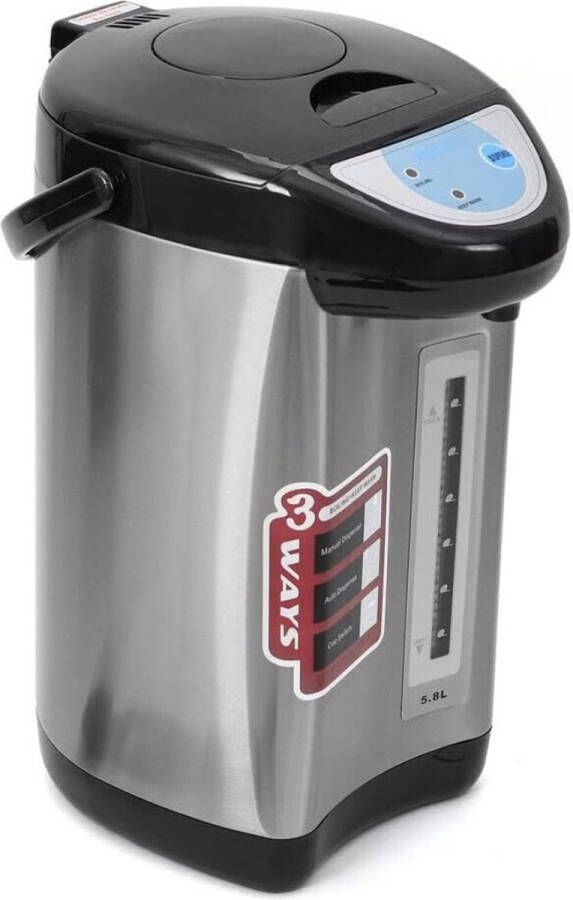 VBZ Heetwaterdispenser – Heetwatertap Met 4 Liter Capaciteit – Warmwaterdispenser Elektrische Thermoskan 750 W Instant Waterkoker – Zwart