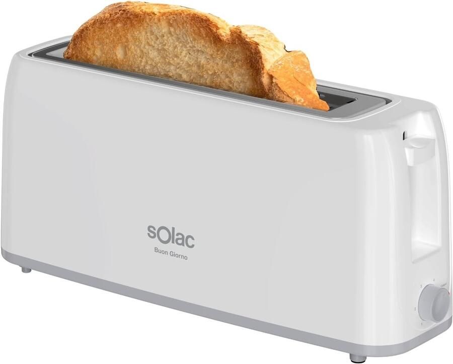 Vellaro Broodrooster met tostiklemmen Zilver 800 W Lang en breed slot met 6 bruiningsstanden Voor thuisgebruik