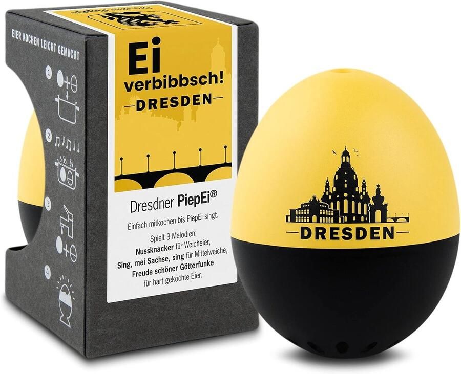 Vellaro Eierkoker Wit Zingende Eierwekker met 3 Hardheidsgraden Thermisch Kookmodel voor Perfecte Eieren