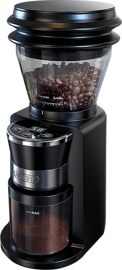 Velox Elektrische Koffiezetapparaat Koffiemolen – Coffee Grinder Grote Capaciteit – Met Led Display – Hoge Kwaliteit