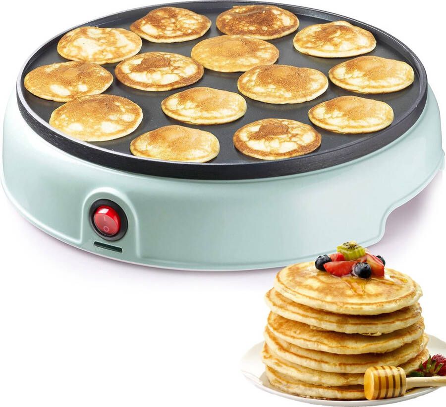 Veltro Poffertjespan Electrisch Poffertjesmaker Poffertjespannen Zilver