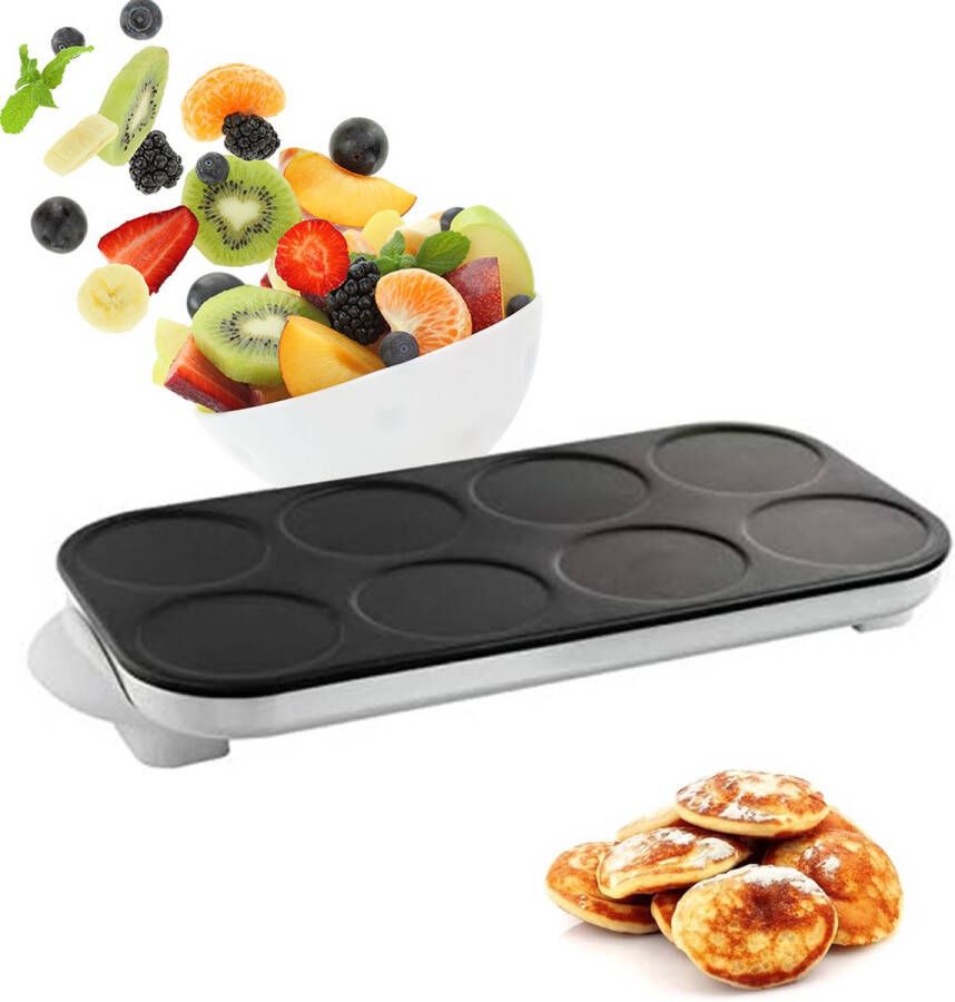 Veltro Poffertjespan Electrisch Poffertjesmaker Poffertjespannen Zwart