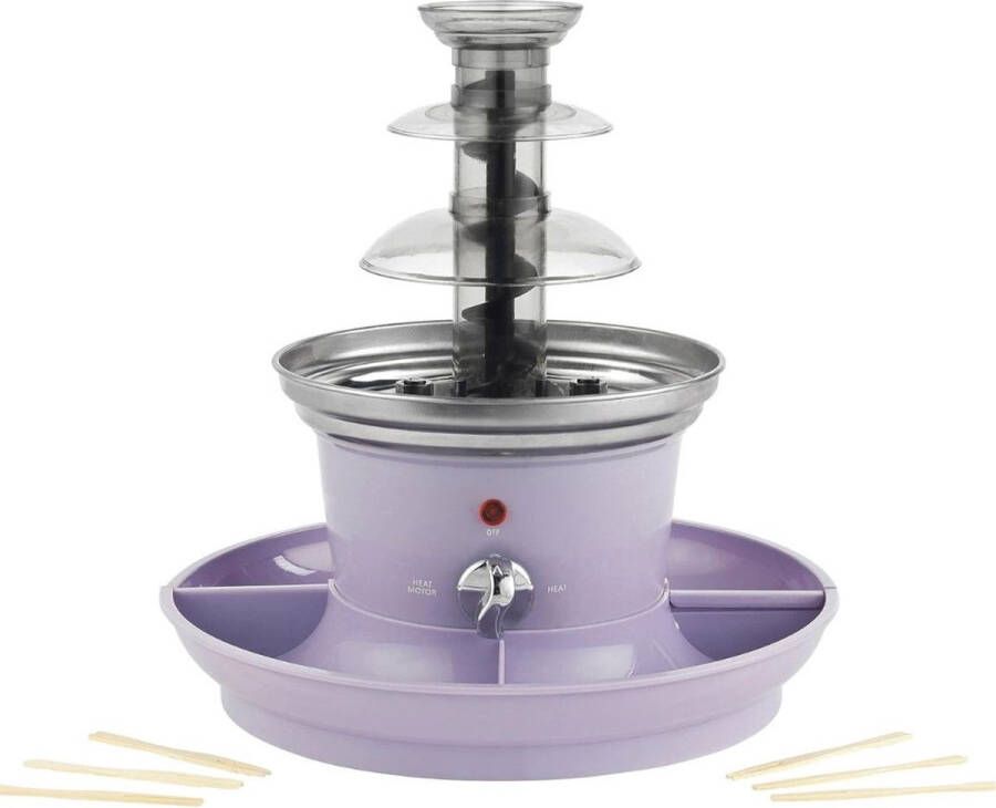 Veltro Chocoladefontein Chocoladefondue Paars