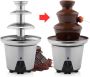 Veltro Chocoladefontein Chocoladefondue Zilver - Thumbnail 1