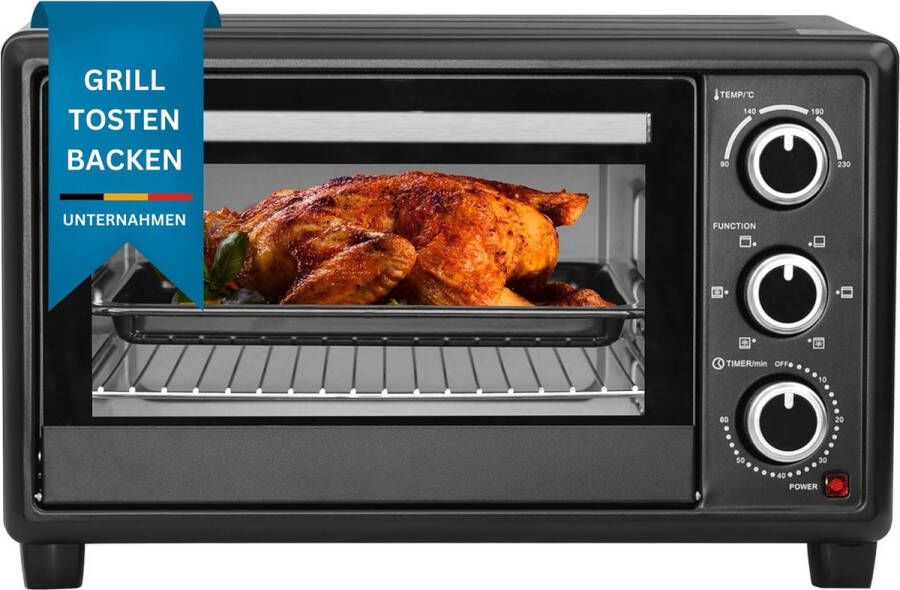 VELTRR Veltro Mini Oven Vrijstaand Elektrische Oven 20L 1300W