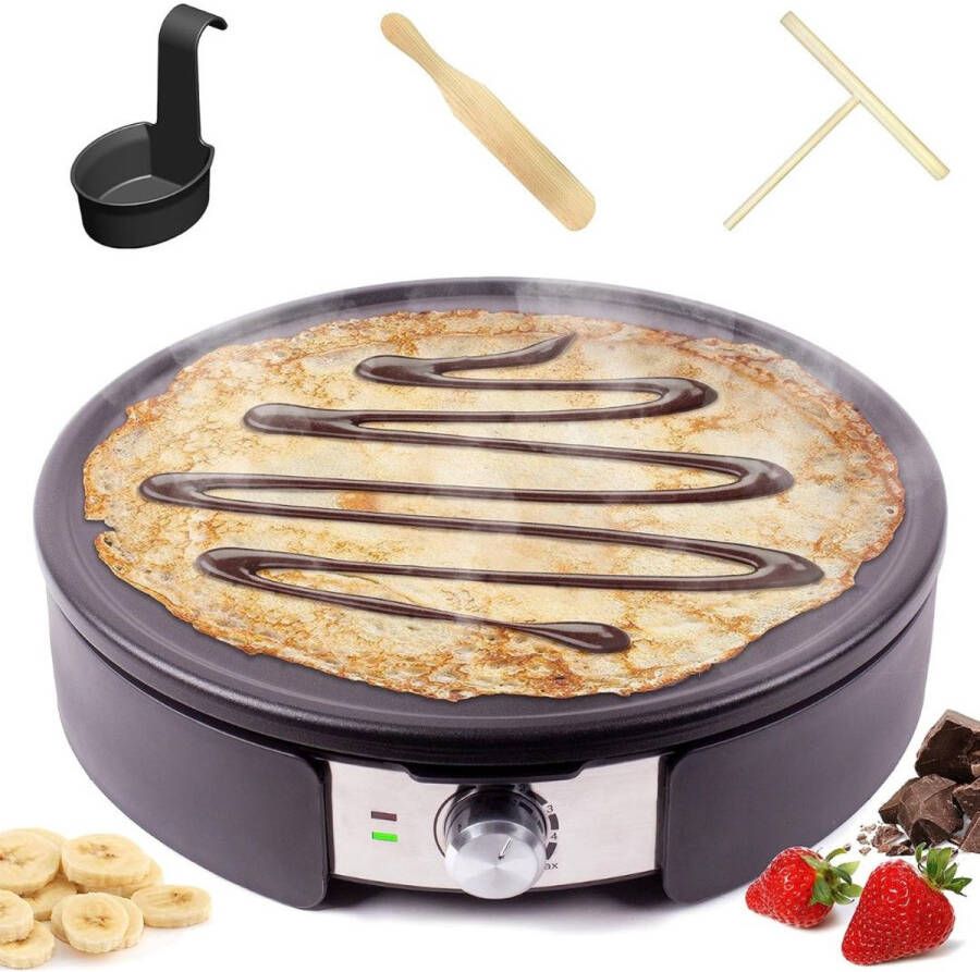 Veltro Pancake Maker Pannenkoekenpan Zwart