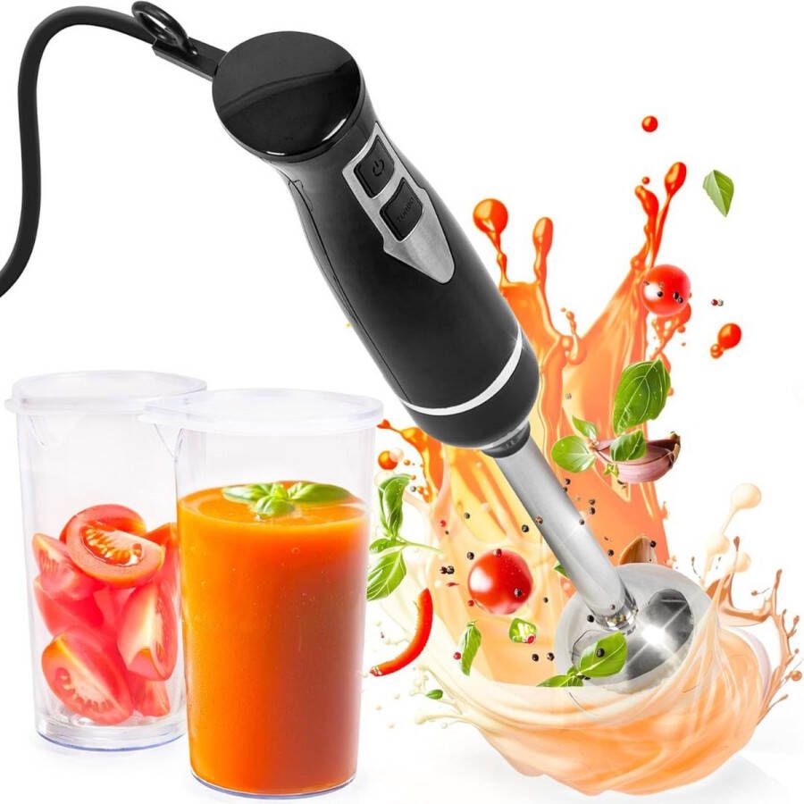 Veltro Staafmixer Hakmolen Keukenmachine Zwart