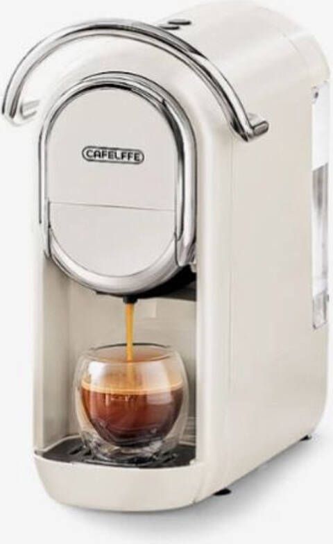 Venori Koffiezetapparaat 19 Bar Espresso machine Koffieapparaat Geschikt: Dolce-Gusto Nespresso Vermalen bonen 3 in 1 Heet Koud Beige Retro 26.5 x 14 x 28.3