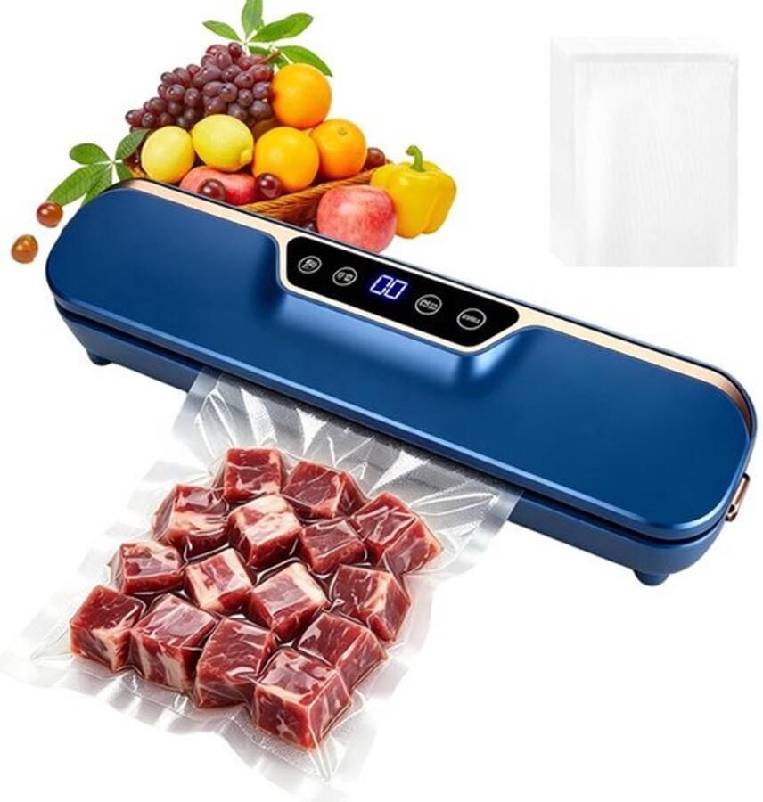 Verpakkingsmachine 120 W 4 modi en dubbele afdichting 50 zakken
